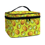 Cute Kiwi Pattern Print Travel Makeup Bag