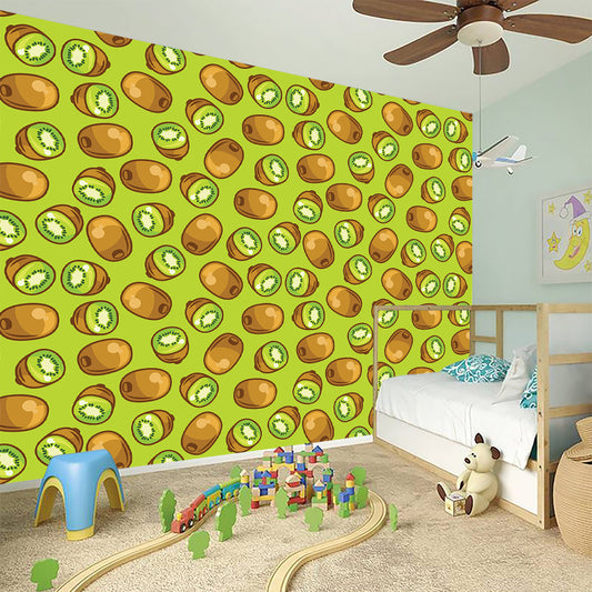 Cute Kiwi Pattern Print Wall Sticker