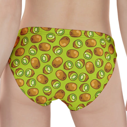 Cute Kiwi Pattern Print Women's Panties