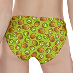 Cute Kiwi Pattern Print Women's Panties