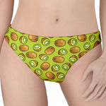 Cute Kiwi Pattern Print Women's Thong