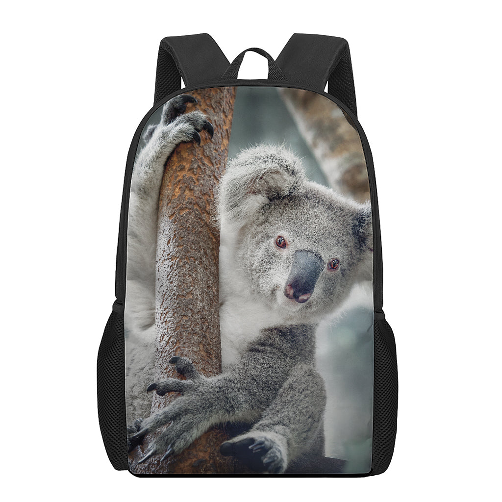 Cute Koala Print 17 Inch Backpack