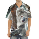 Cute Koala Print Aloha Shirt