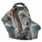 Cute Koala Print Baby Seat Cover