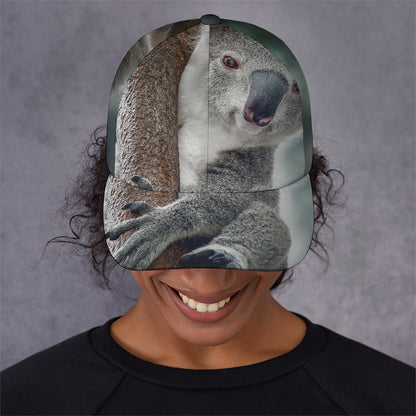 Cute Koala Print Baseball Cap