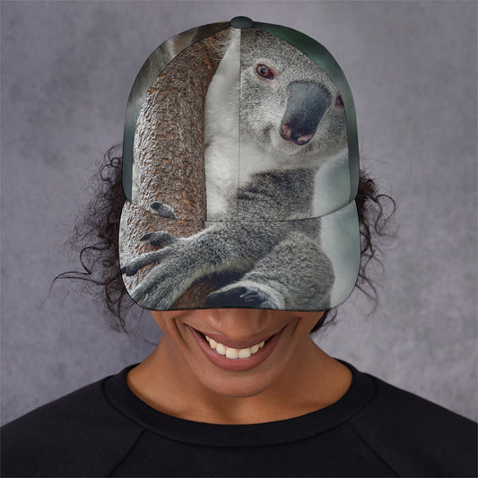 Cute Koala Print Baseball Cap