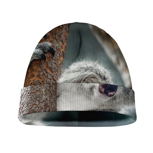 Cute Koala Print Beanie
