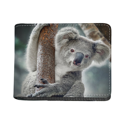 Cute Koala Print Bifold Wallet