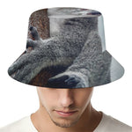 Cute Koala Print Bucket Hat