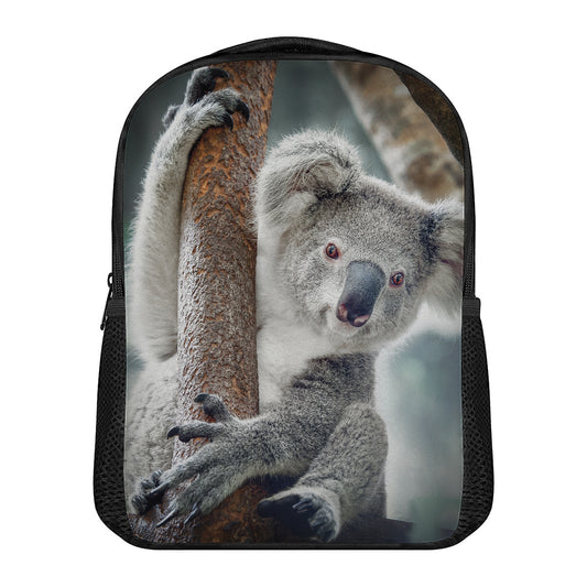 Cute Koala Print Casual Backpack