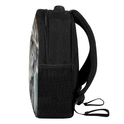 Cute Koala Print Casual Backpack