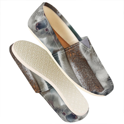 Cute Koala Print Casual Shoes