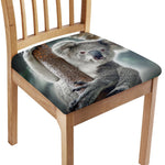 Cute Koala Print Chair Cushion Cover