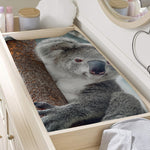 Cute Koala Print Changing Pad Cover