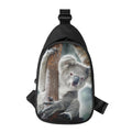 Cute Koala Print Sling Bag