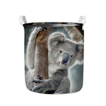 Cute Koala Print Collapsible Laundry Basket