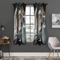Cute Koala Print Grommet Curtain Panels