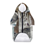 Cute Koala Print Dog Zip Up Hoodie