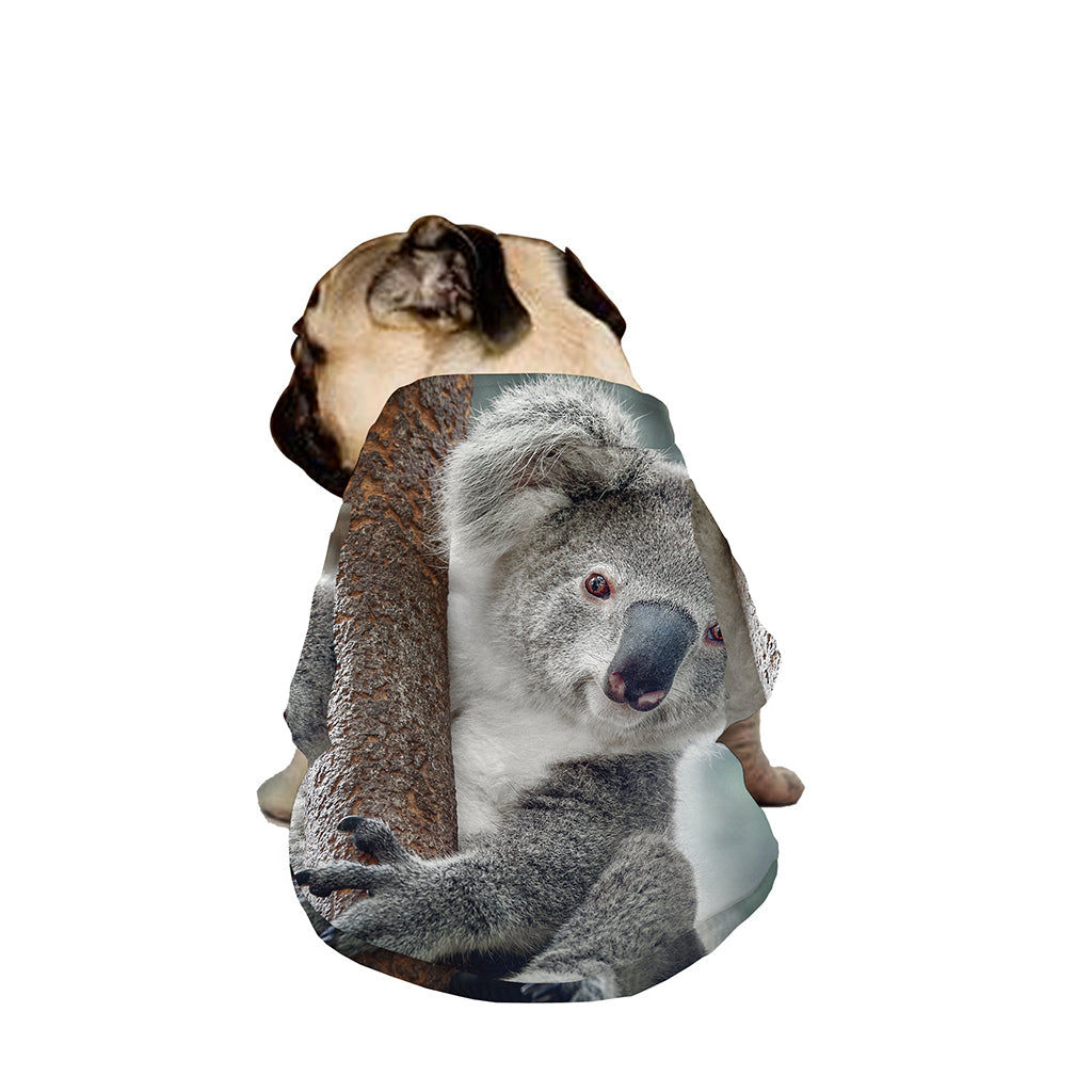 Cute Koala Print Dog Zip Up Jacket