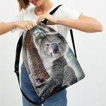 Cute Koala Print Drawstring Backpack