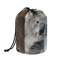 Cute Koala Print Drawstring Makeup Bag