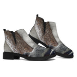 Cute Koala Print Flat Ankle Boots