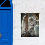 Cute Koala Print Garden Flag