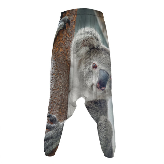 Cute Koala Print Hammer Pants
