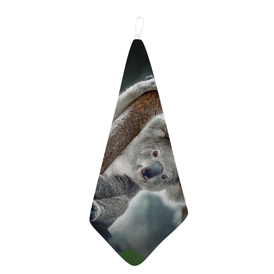 Cute Koala Print Hand Towel