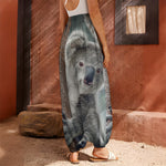 Cute Koala Print Harem Pants