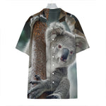 Cute Koala Print Hawaiian Shirt