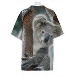 Cute Koala Print Hawaiian Shirt