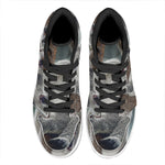 Cute Koala Print High Top Leather Sneakers