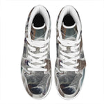Cute Koala Print High Top Leather Sneakers