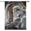 Cute Koala Print House Flag