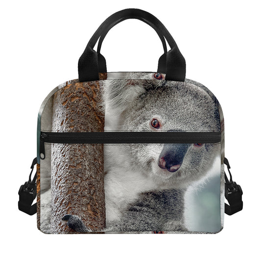 Cute Koala Print Insulated Lunch Bag