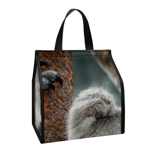 Cute Koala Print Insulated Lunch Tote
