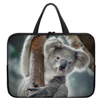 Cute Koala Print Laptop Sleeve With Handle
