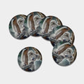 Cute Koala Print Leather Coaster Set