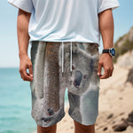 Cute Koala Print Men's Cargo Shorts