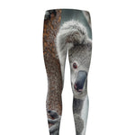 Cute Koala Print Men's leggings