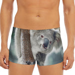 Cute Koala Print Men's Short Boxer Briefs