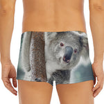 Cute Koala Print Men's Short Boxer Briefs