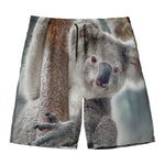 Cute Koala Print Men's Swim Trunks