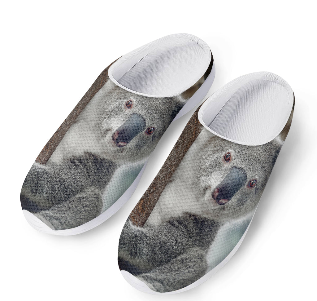 Cute Koala Print Mesh Casual Shoes