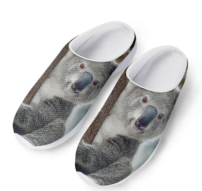 Cute Koala Print Mesh Casual Shoes