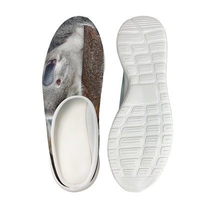 Cute Koala Print Mesh Casual Shoes