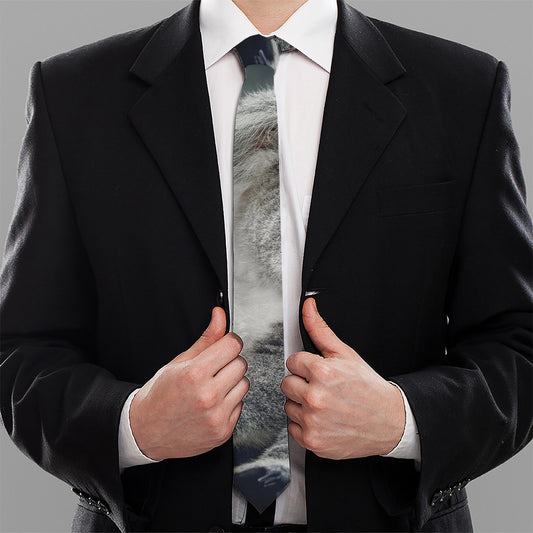 Cute Koala Print Necktie