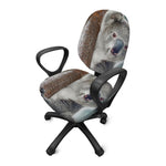 Cute Koala Print Office Chair Cover