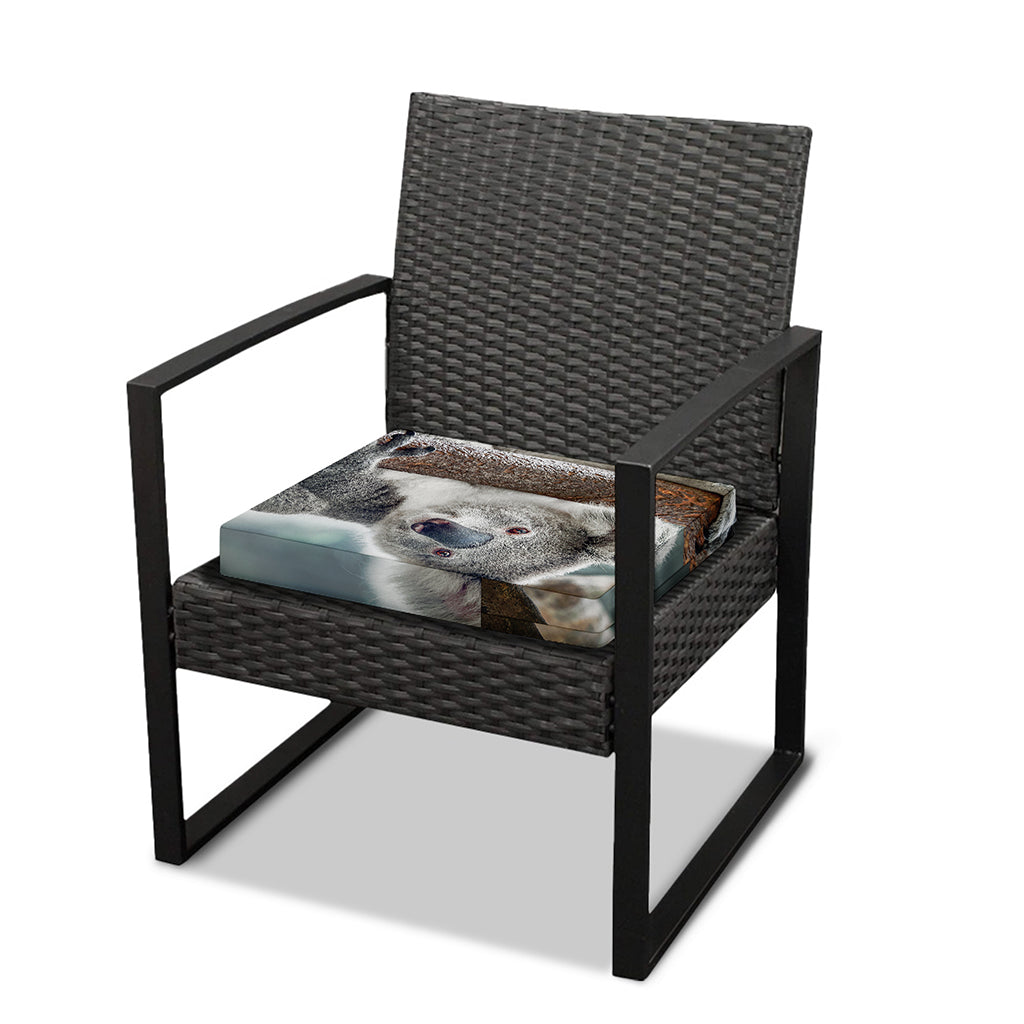 Cute Koala Print Outdoor Seat Cushion Cover
